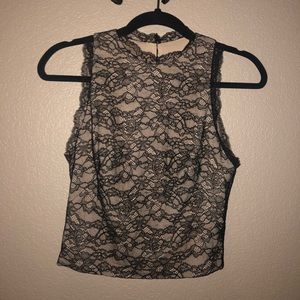 Lace Alice + Olivia Crop Top